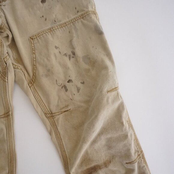 Carhartt Sandstone Tan Double Knee '19 Relaxed Fit Carpenter Painter Pants 34X34 - Picture 8 of 16